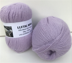LUFTIG MINK 300 farge Lys Lavendel